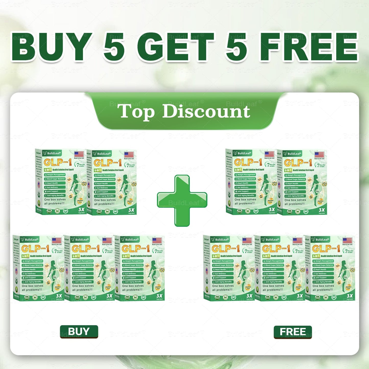 ๐ฅ๐๐ฉ๐๐ข๐๐
๐ณ๐๐๐ยฎ Only 5 Boxes!!!!! Grab an exclusive 50% discount now! Keep you healthy and improving in just 1 to 4 weeks. Donโt miss your chanceโthis offer wonโt come around again until next year. Act fast! 180-day money back guarantee!