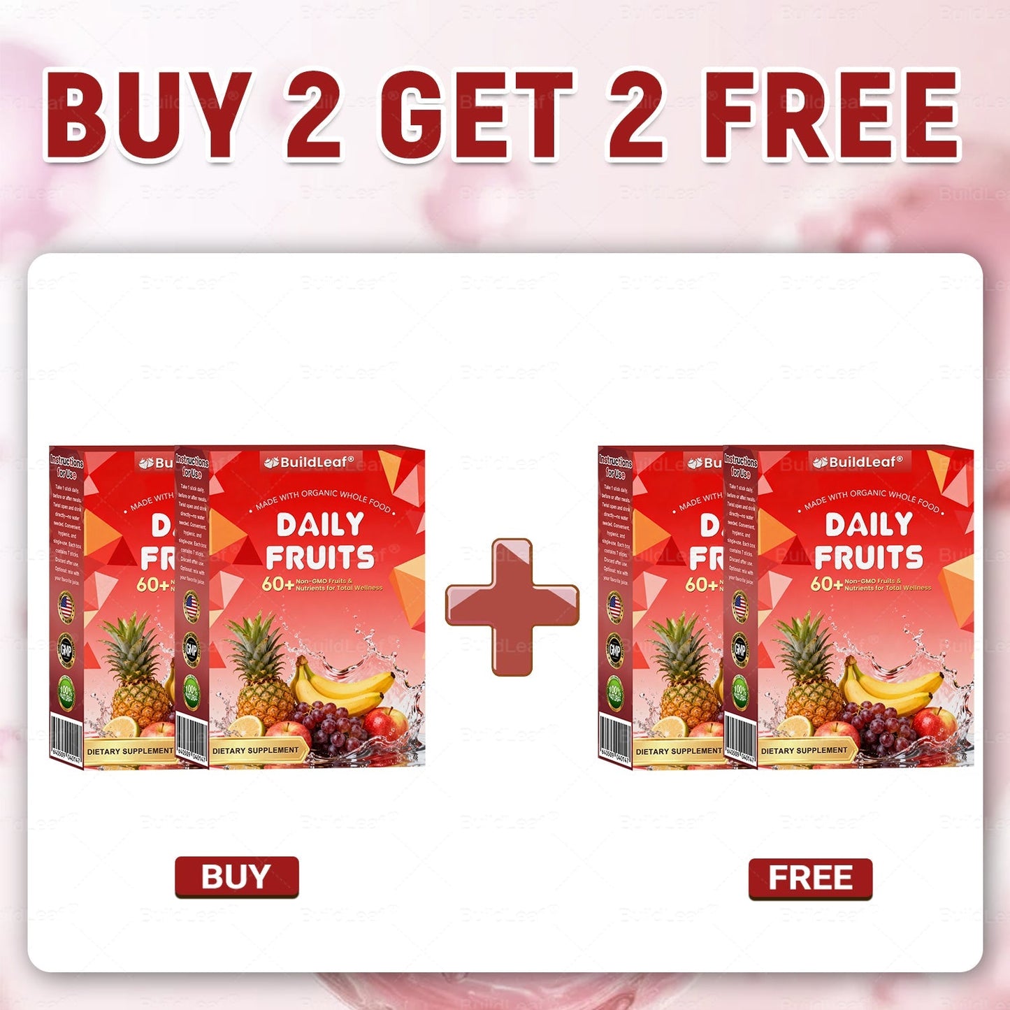 🍇 𝑩𝒖𝐢𝒍𝒅𝑳𝒆𝐚𝒇® Complete Your Wellness · Add 60+ Superfruits for Energy & Immunity · 70% OFF Today Only!